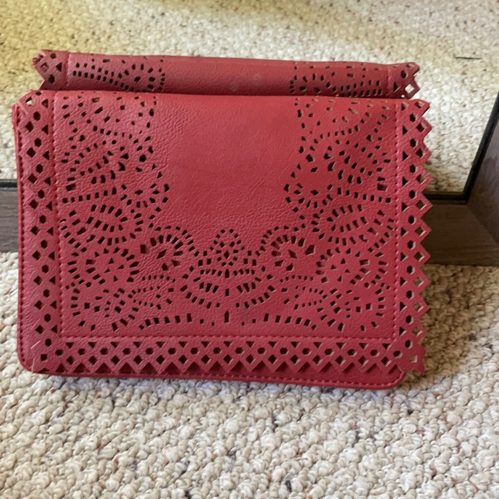2Chic Red Clutch